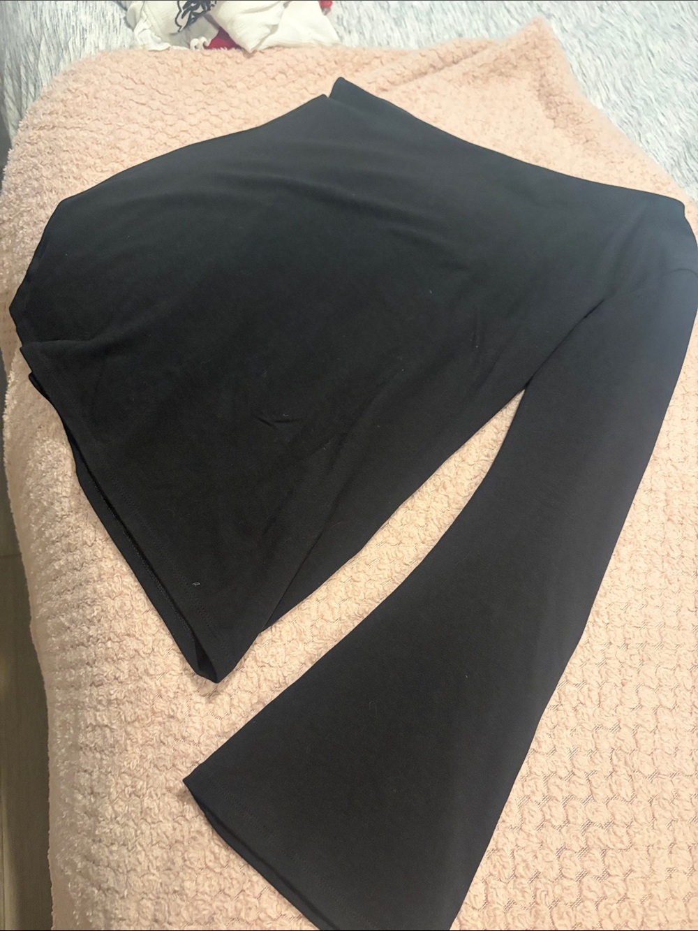 Black One-Shoulder Top - Picture 4 of 4